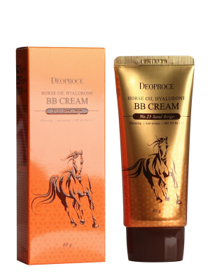 ББ Крем д/лица. DEOPROCE HORSE OIL HYALURONE BB cream #23 60g