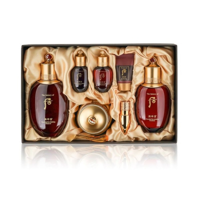 THE HISTORY OF WHOO Набор уходовой косметики восстанавливающий  WHOO JINYULHYANG ESSENTIAL REVITALIZING 3 PIECES SET 350 мл