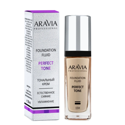 ARAVIA PROFESSIONAL Тональный крем для увлажнения и естественного сияния кожи PERFECT TONE, 30 мл - 04 foundation perfect