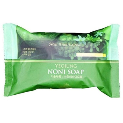 Juno Мыло отшелушивающие с фруктом нони - Yeojung noni peeling soap, 120г