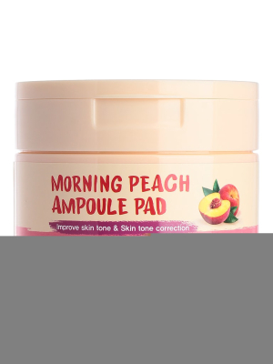 Пады пропитанные эссенцией MORNING PEACH AMPOULE PAD 120мл (100 pcs)