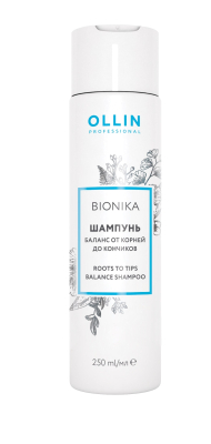 Шампунь Баланс от корней до кончиков Roots To Tips Balance Shampoo BioNika 250 мл