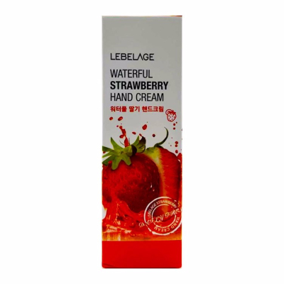 Крем для рук с экстрактом клубники LEBELAGE WATERFUL STRAWBERRY HAND CREAM 100 мл