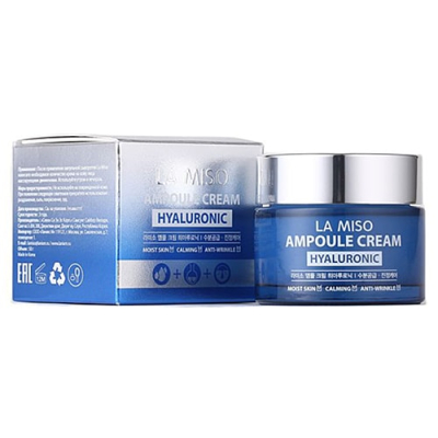 La Miso Крем ампульный с гиалуроновой кислотой – Ampoule cream hyaluronic, 50г