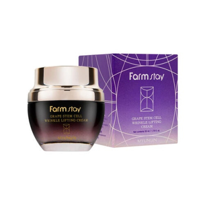 Крем-лифтинг против морщин Farmstay Grape Stem Cell Wrinkle Lifting Cream 50 мл (8809317284934)