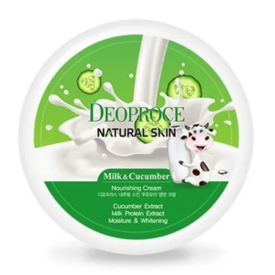 Питательный крем DEOPROCE NATURAL SKIN NOURISHING CREAM MILK CUCUMBER 100g 100гр