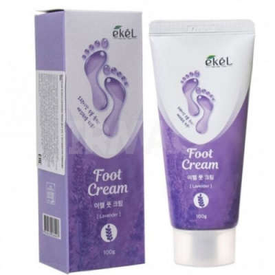 Ekel Крем для ног успокаивающий с экстрактом лаванды - Foot cream lavender, 100г