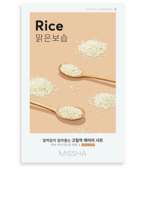 Маска для лица AIRY FIT SHEET MASK RICE 19г