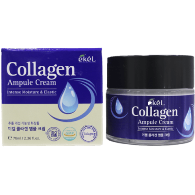 Ekel Крем ампульный для лица с коллагеном - Collagen ampule cream, 70мл