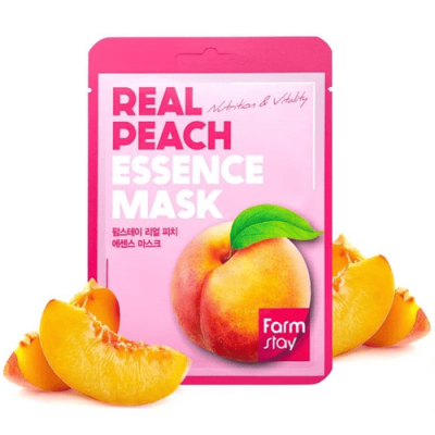 Питательная маска для лица с экстрактом персика Farmstay Real Peach Essence Mask 23 мл (8809636280303)