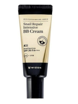 Крем ББ для лица с муцином улитки (PREMIUM) MIZON SNAIL REPAIR INTENSIVE BB CREAM #21