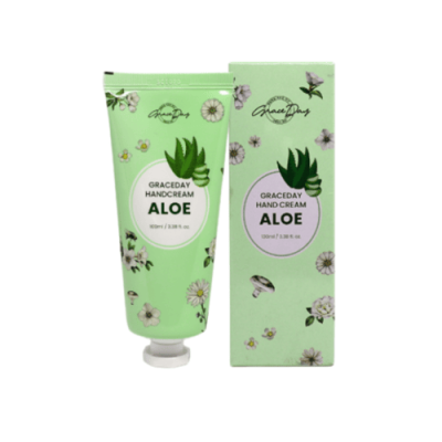 Grace Day Крем для рук успокаивающий с экстрактом алоэ - Hand cream aloe, 100мл