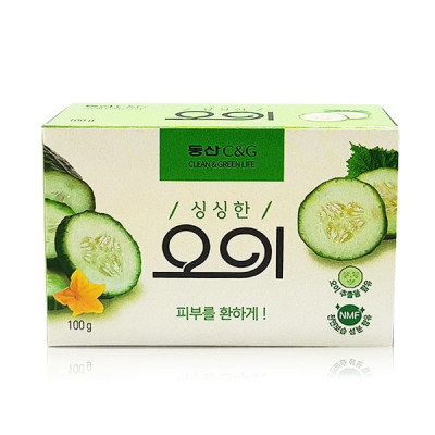 Мыло туалетное огуречное New Cucumber soap 100g