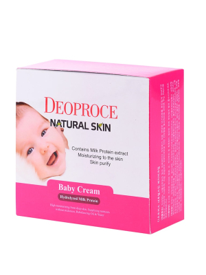 Крем д/лица и тела. Питательный на молочных белках DEOPROCE NATURAL SKIN BABY CREAM 100g 100гр