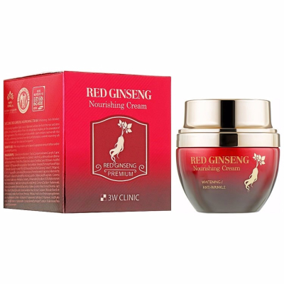 Крем для лица питательный с экстрактом красного женьшеня RED GINSENG NOURISHING CREAM, 55g