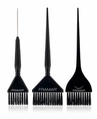 Набор кистей для окрашивания, универсальный 3 Piece Color Brush Set 3 шт