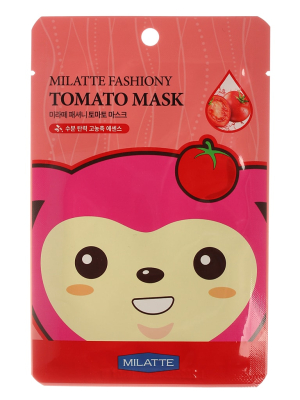 Маска на тканевой основе д/лица томатная MILATTE FASHIONY TOMATO MASK SHEET 21гр