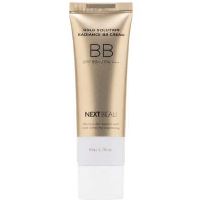 NEXTBEAU BB крем с золотом (тон 01) - Gold solution radiance bb cream SPF 50+ PA+++ light beige, 50г