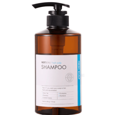 Шампунь для жирных волос с зелёным чаем и розмарином освежающий - Fresh scalp shampoo, 500г