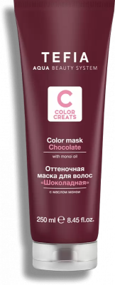 Оттеночная маска для волос Color Creats с маслом монои Шоколадная 250 мл