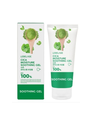 Гель для тела успокаивающий с экстрактом центеллы азиатской LEBELAGE MOISTURE CICA PURITY 100% SOOTHING GEL 300 мл