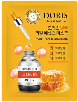 Маска на тканевой основе DORIS HONEY REAL ESSENCE MASK, 25 мл