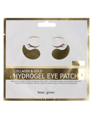 Патчи д/глаз гидрогелевые Beauugreen Collagen & Gold Hydrogel Eye Patch /1pair 4гр