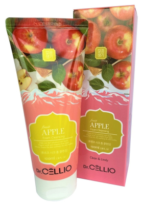 Пенка для лица с экстрактом яблока Dr.CELLIO G70 FRUIT APPLE FOAM CLEANSING