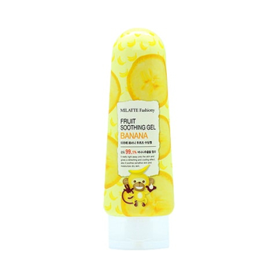 Гель д/лица и тела многофункциональный MILATTE FASHIONY FRUIT SOOTHING GEL - BANANA