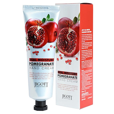 Крем для рук JIGOTT REAL MOISTURE POMEGRANATE HAND CREAM, 100 мл