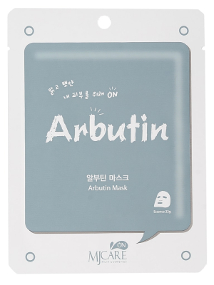 Маска тканевая д/лица с арбутином MJ on Arbutin Mask Pack 22гр