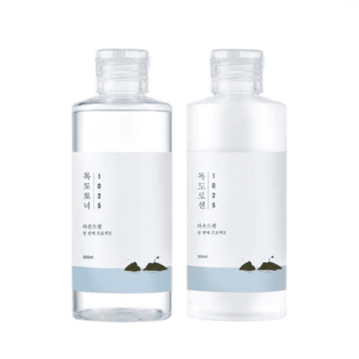 Round Lab Набор для ухода за кожей с морской водой - Dokdo toner+lotion special set, 1шт