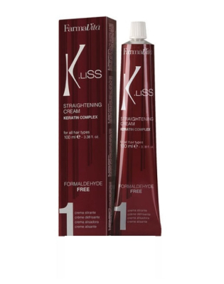 FARMAVITA Выпрямляющий крем с кератином, K.Liss Straightening cream 100 мл