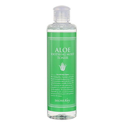 Secret Key Тонер для лица с экстрактом алоэ - Aloe soothing moist toner,  248мл