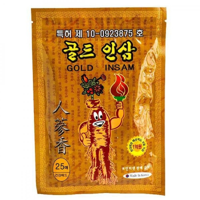 DAEJEON Пластыри для тела GOLD RED GINSENG набор 25шт