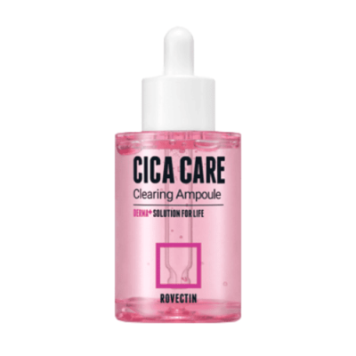 Rovectin Ампула для лица с центеллой - Skin essentials cica care clearing ampoule, 30мл