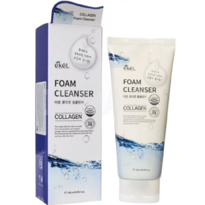 Ekel Пенка для умывания с коллагеном - Collagen foam cleanser, 180мл