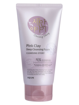 Пенка д/умывания Cleansing Story Deep Cleansing Foam (Pink Clay) 150гр