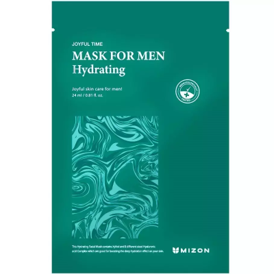 Маска для лица тканевая мужская MIZON JOYFUL TIME MASK FOR MEN [HYDRATING]