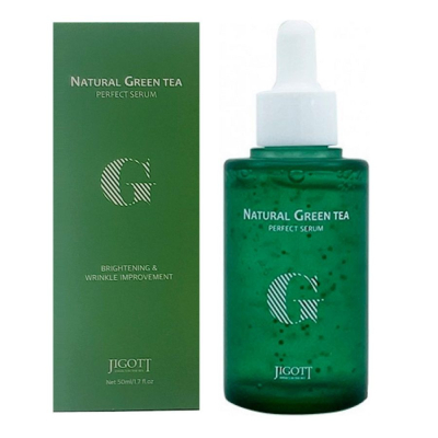 Сыворотка для лица с экстрактом зеленого чая Jigott Natural Green Tea Perfect Serum 50 мл