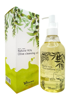 Оливковое гидрофильное масло Elizavecca Natural 90% Olive Cleansing Oil 300 мл (8809071365504)