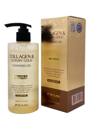 Гель для тела очищющий с коллагеном и золотом COLLAGEN & LUXURY GOLD CLEANSING GEL