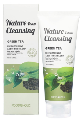 Пенка для лица с зеленым чаем  Nature Foam Cleansing Green Tea (150 мл)