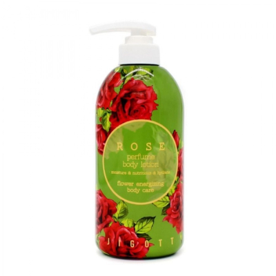 Лосьон для тела парфюмированный с экстрактом розы Jigott Rose Perfume Body Lotion, 500 мл