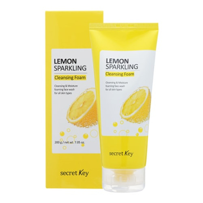 Secret Key Пенка для умывания с экстрактом лимона - Lemon sparkling cleansing foam, 200г