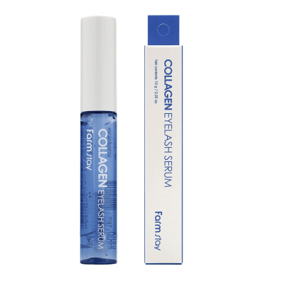 FARMSTAY Сыворотка для укрепления ресниц с гидролизованным коллагеном Collagen Eyelash Serum, 10g