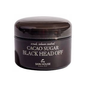 Скраб для лица с сахаром и какао THE SKIN HOUSE CACAO SUGAR BLACK HEAD OUT 50гр