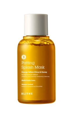 Маска-сплэш для сияния Энергия. цитрус и мед Patting Splash Mask Yellow, 70мл