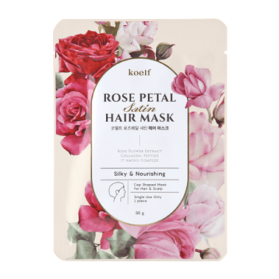 Маска для волос «роза» - Rose petal satin hair mask, 30г