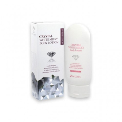 Лосьон для тела осветляющий с молочным протеином CRYSTAL WHITE MILKY  BODY LOTION